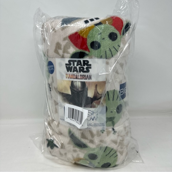 The Big One Bedding Star Wars Plush Throw The Big One Baby Grogu
